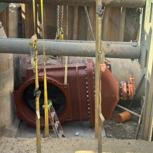 48" Gate Valve Installation